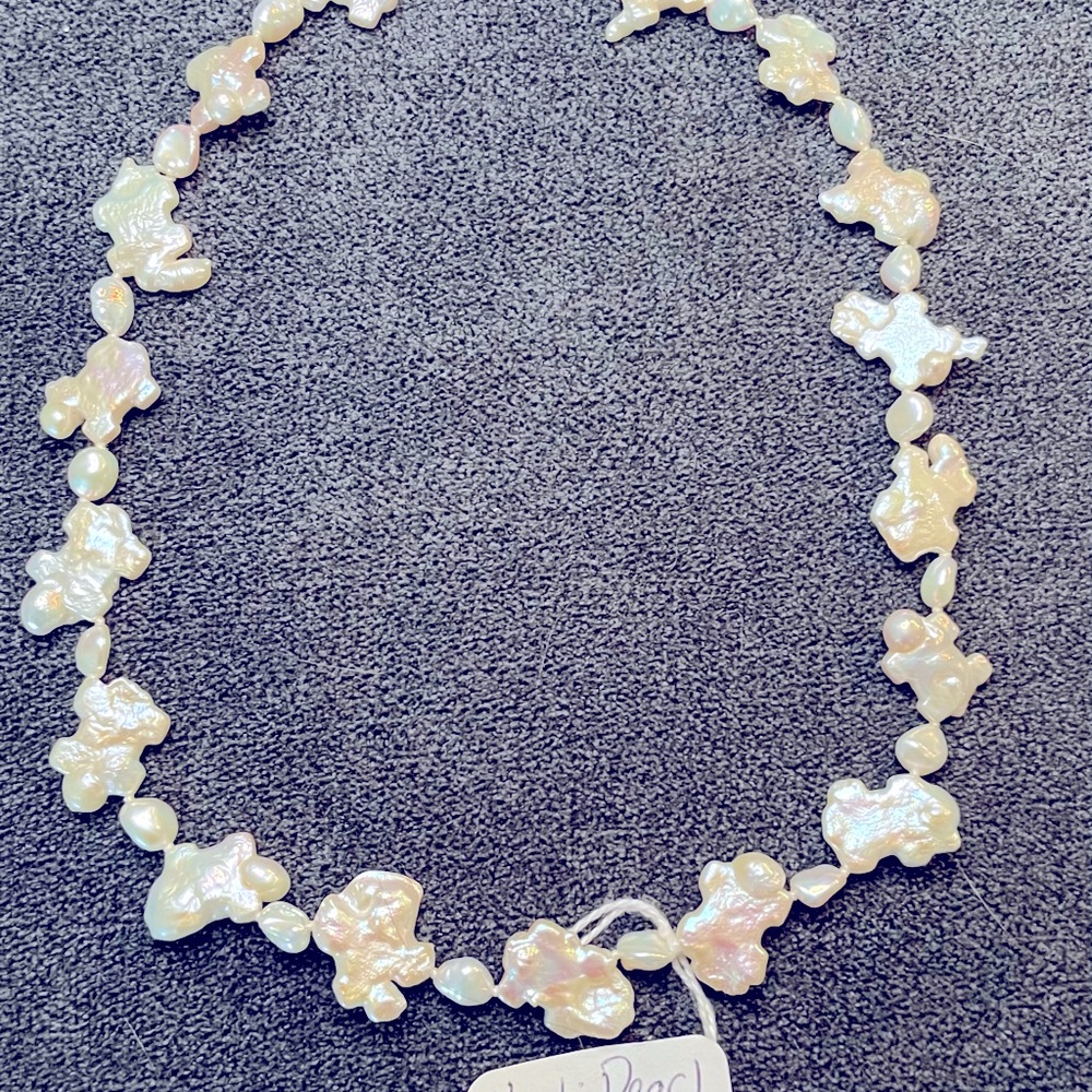 Kashi fresh water hand knotted pearl necklace